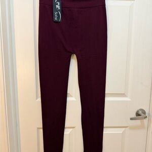 Sofra Deep Burgundy Women’s Leggings